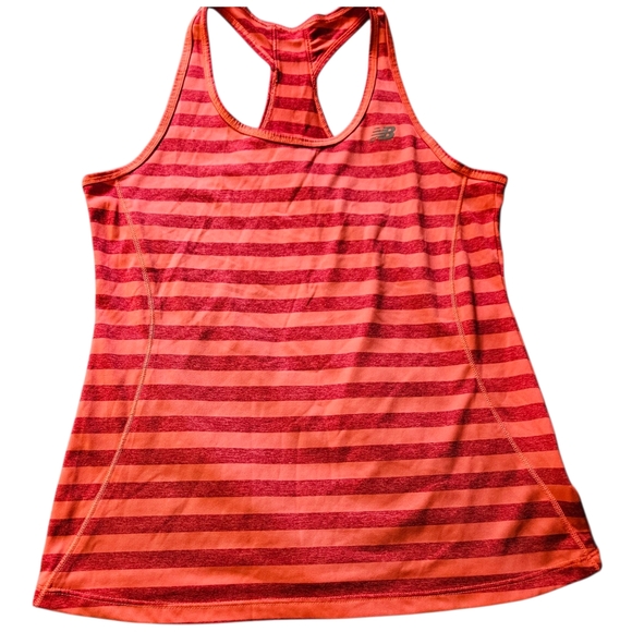 New Balance 2p Set Striped Racerback Dry Active Tank Tops Gym Women Medium - Picture 8 of 10
